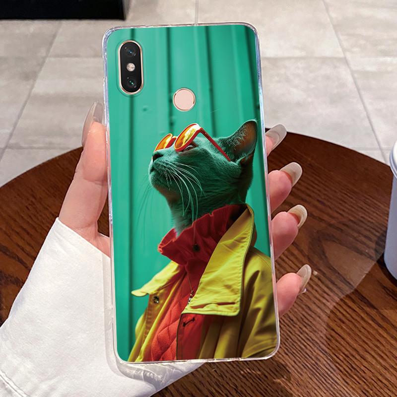 Capa For Xiaomi Mi Max 3 Jelly Casing Protective Fundas Clear Silicone Soft TPU Back Cover Cute Rabbit Cat Phone Case Coque