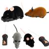 Mini RC Simulation Plush Mouse Tricky Plastic Flocking Wireless Toy for Pet