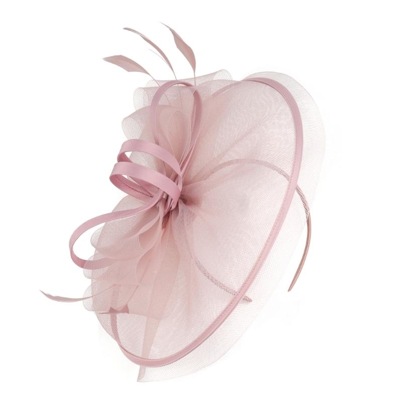 Retros Feather Mesh Hair Clip Handmade Elegant Hair Accessory For Women Wedding Party Retros Style Lightweight Decoration