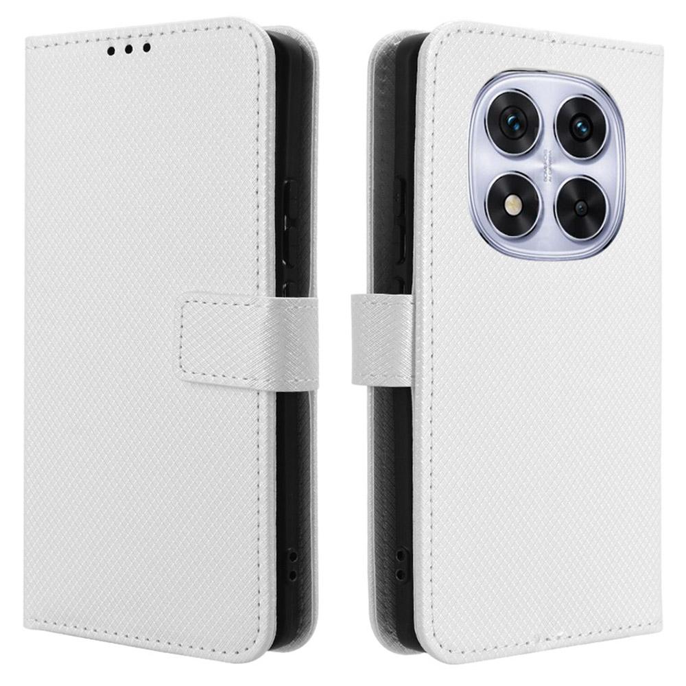 For Xiaomi Redmi Note 14 Pro+ 5G/Note 14 Pro 5G/Poco X7 5G Case PU Leather Diamond Texture Wallet Phone Cover