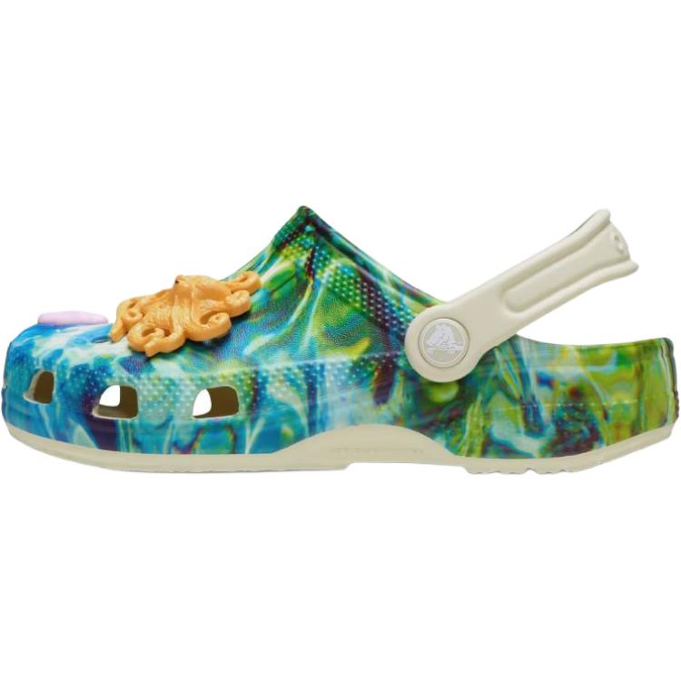Crocs Classic Clog Children's Sandals Blue Green Infant And Toddler