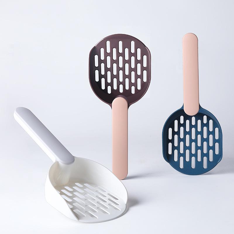 Pelle à litière pour chat Outil de nettoyage pour animaux de compagnie Pelle en plastique Produits de nettoyage pour sable pour chat Toilettes pour chien Cuillères à nourriture pour chat Fournitures pour chat
