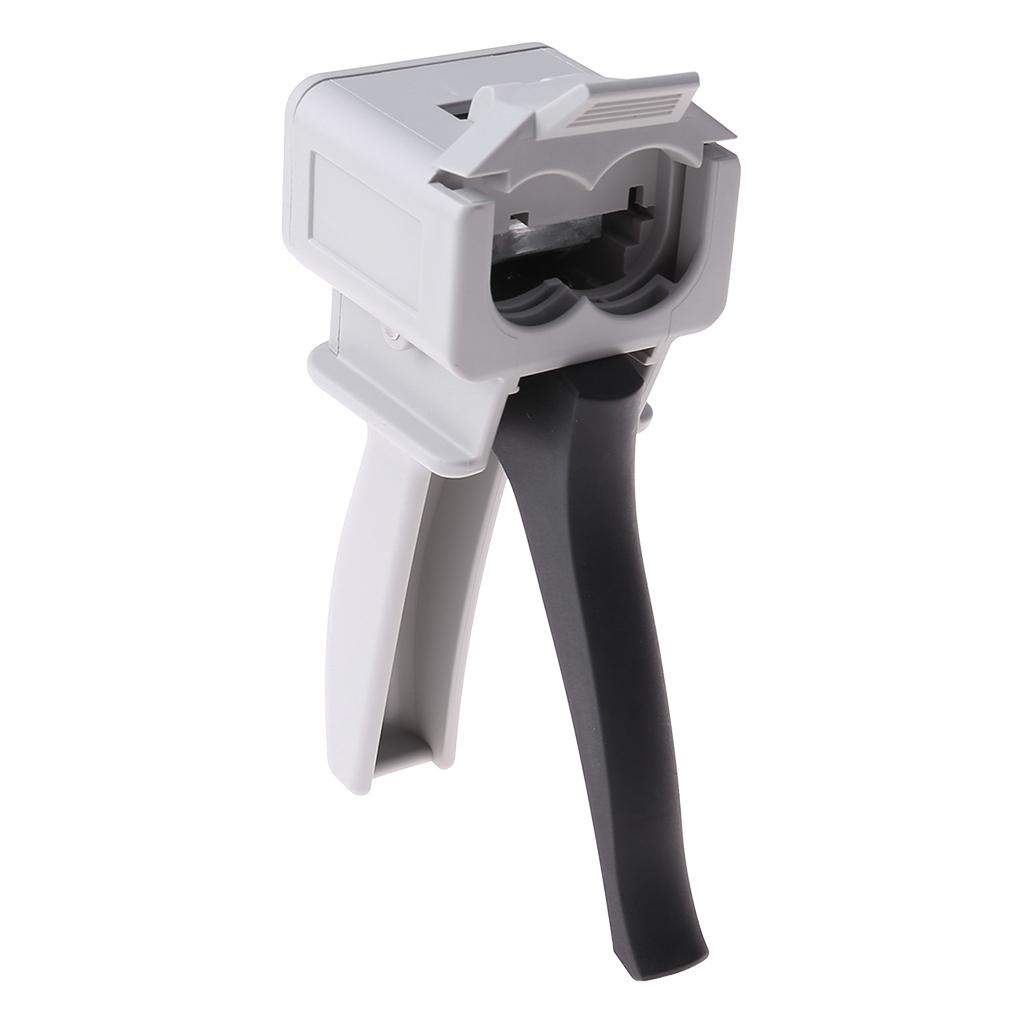 Upgraded Dispenser Gun Epoxy Glue Gun for Impression Mixing Dispensing Gun Applied to 50ml 1: 1/1: 2 AB Plastic Tube Dur