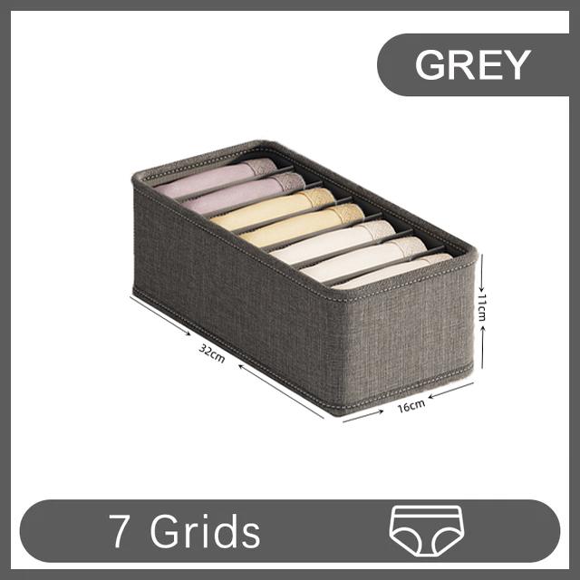 

1/3PCS Cabinet Drawer Underwear Organizer Wardrobe Clothes Organizer Socks Bra Clothing Storage Boxes Pants Socks Organizers