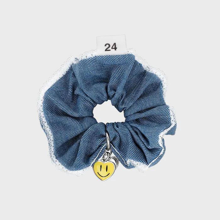 NO.547 [LIGHT BLUE] HAIR SCRUNCHY