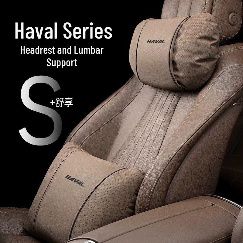 Haval Car Headrest, Neck & Lumbar Support: Compatible with H6, Big Dog, H9, Mythical Beast, M6, Red Hare, F7 Models