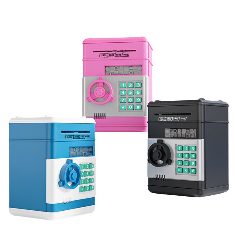 Multifunctional Electric Password Coin Bank For Children In Colorful Unique Designs