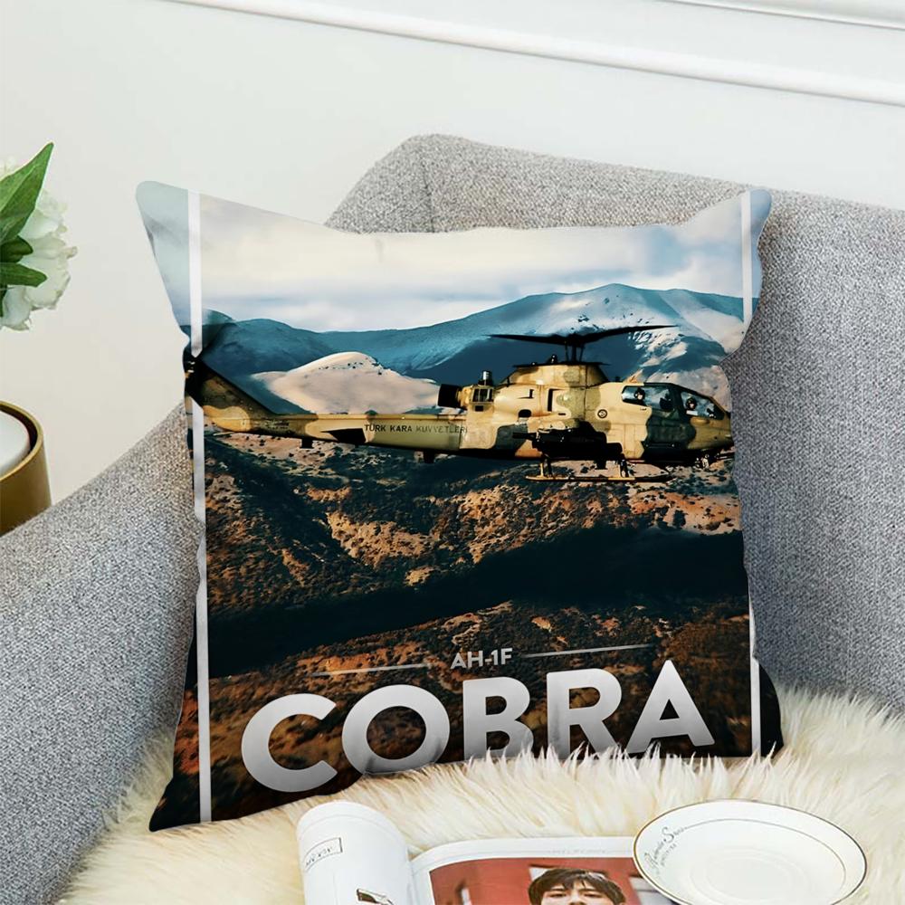 Modern Fighter Jets Cool Pillow Case For Car Sofa Decorative Home Double-sided Print Plush Square Throw Pillow Cushion Cover