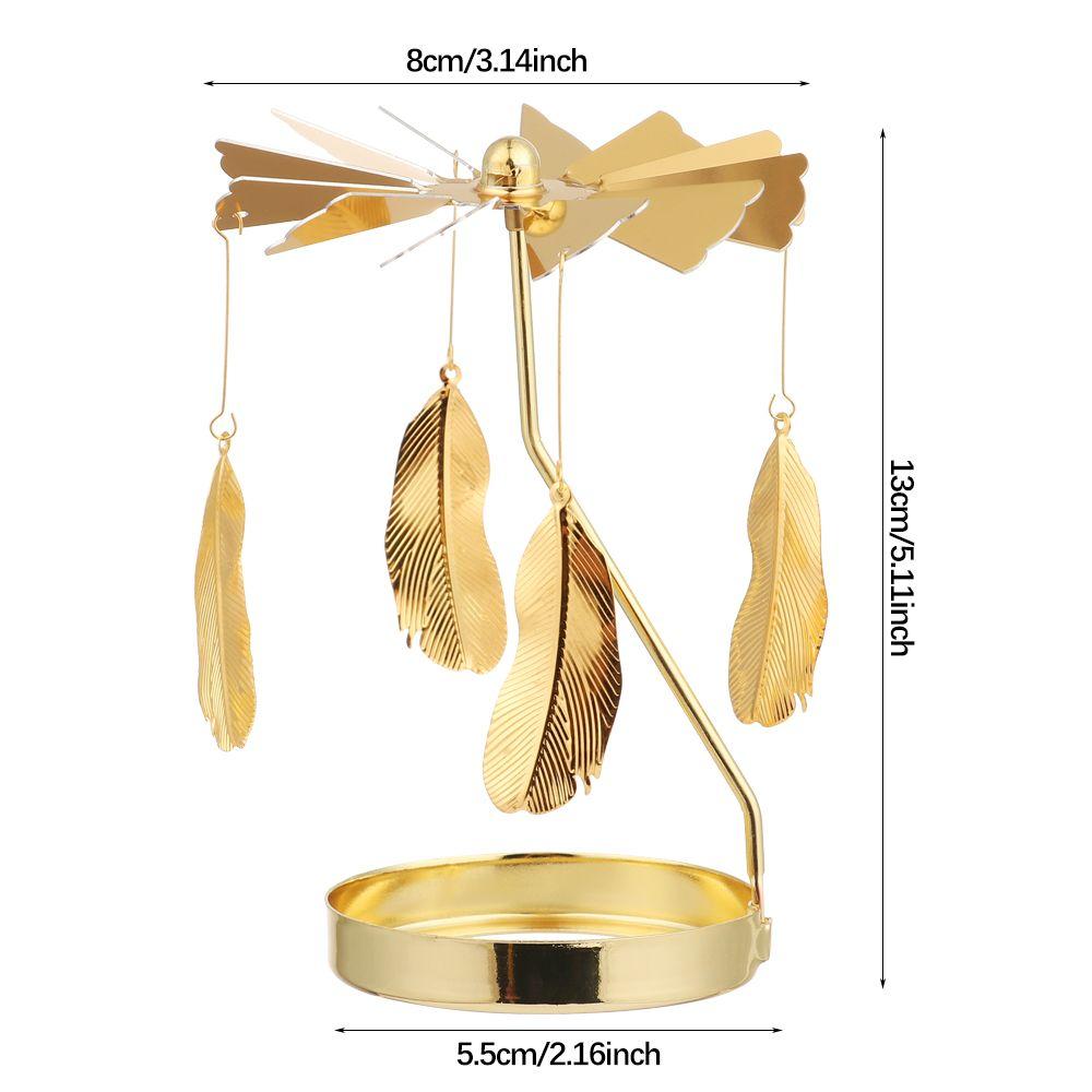 Decoration Christmas Supplies Wedding Romantic Rotating Candle Stand Candlesticks Candle Holder