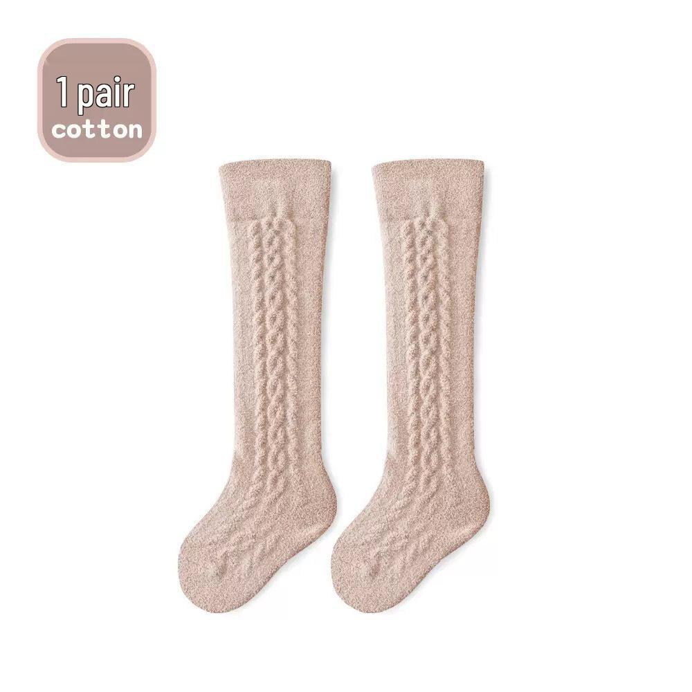 Cozy Over-the-Knee Baby Socks: Loose Cuff, Warm & Comfy for Autumn/Winter