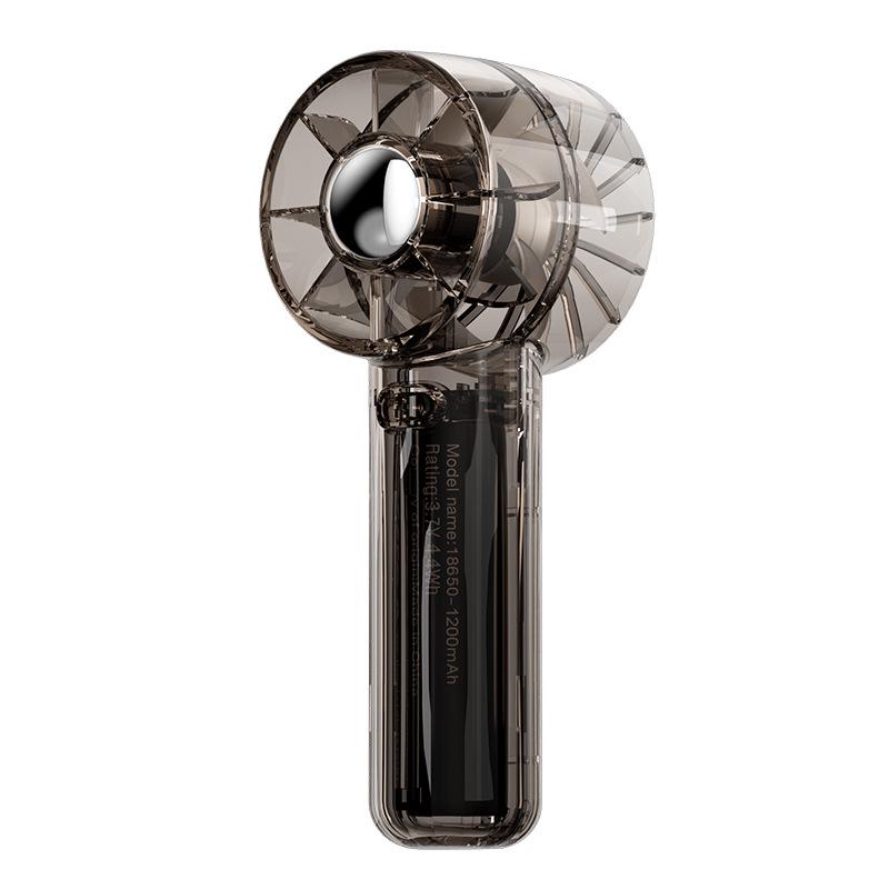 

Mini Portable USB-Rechargeable Handheld Fan with Strong Wind 55*53*140 чорний