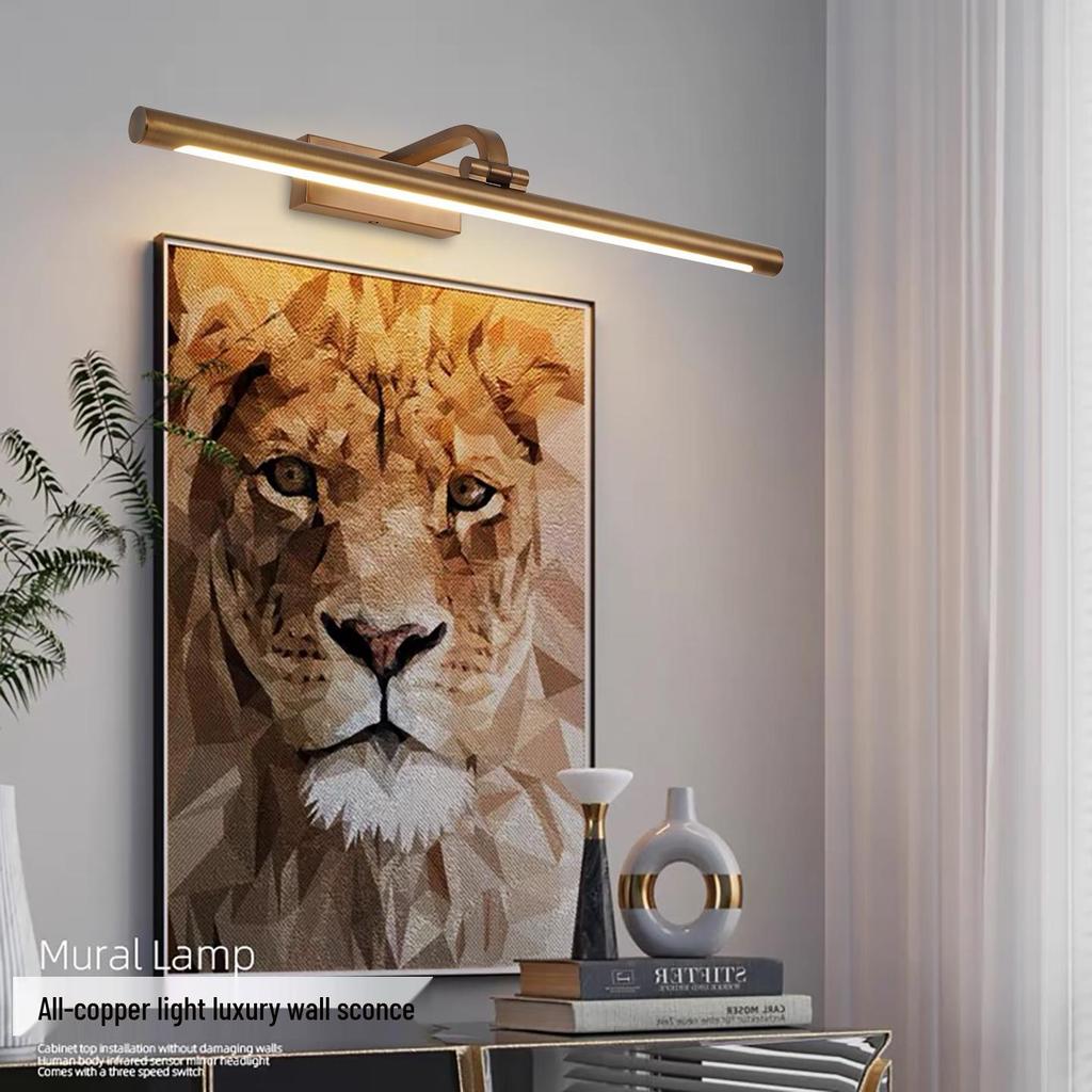 LED Adjustable Angle Vanity Mirror and Cabinet Light