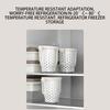 Behälter für Overnight Oats Snack-Organizer-Becher mit Deckeln und Löffeln Doppelschichtiger Lebensmittel-Organizer-Behälter mit Trocken- und Nassfach