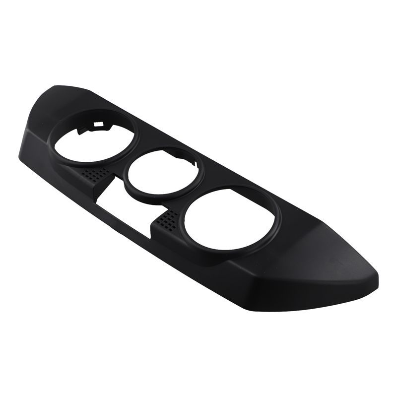AA92-Car Black Front Dashboard AC Heater Control Panel Trim Cover Cap Fit For Polo 9N 2002-2010 6Q0820075C 1QA