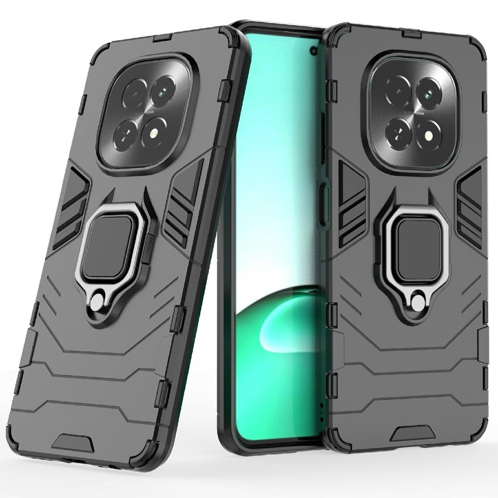 For Realme V60 5G Case PC + TPU Protective Phone Cover with Ring Kickstand
