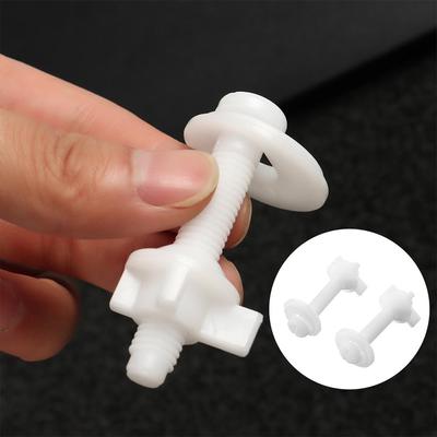 1Pair Household Universal Repair Tools Toilet Seat Hinges Bathroom Nut Bolts Fixing Screws