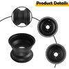 8" ATV Felge Kompatibel mit 18x9.5-8 Reifen 3-Loch für Quad Go-Kart Dirtbike ATV Buggy, Hinterrad