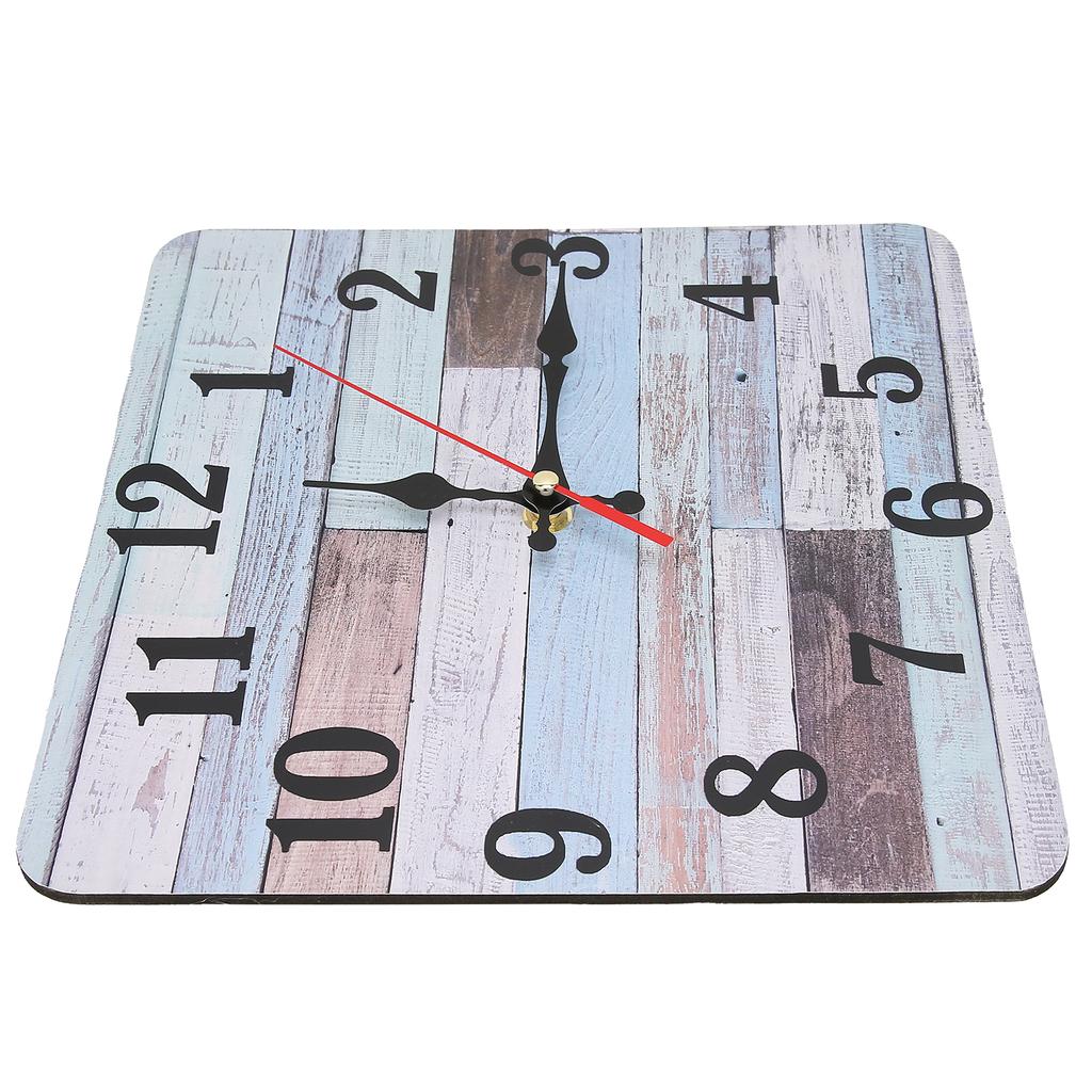 Ceas de Perete Stil Industrial Mișcare Silențioasă cu Cuarț Panou de Densitate Afișaj cu Cifre Arabe Mari Perete