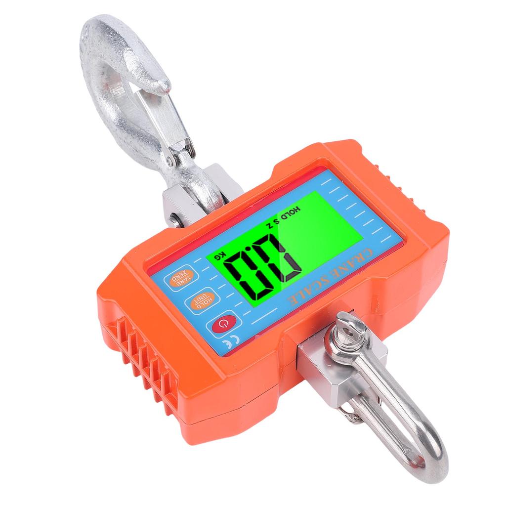 Digital Crane Scale 1000kg 2200lb High Precise LED Display Industrial Hanging Scale with Remote Control for Farm