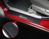 4PCS Carbon Fiber Car Door Sill Sticker Badge Threshold Car-Styling For Honda Mugen Typer Avancier Civic FK8 FIT CRV XRV CRH