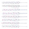 8pcs Crochet Hooks Ergonomic Design Comfortable Handle Easy Identification Compact Portable Knitting Supplies