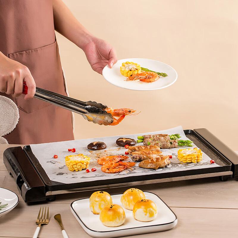 MEIJINJIA (MEIJINJIA) Oven Paper, 20*30cm*100 Sheets, Baking Paper, Silicone Oil Paper, Meat Roasting Paper, Grease-Proof Paper, Air Fryer Paper