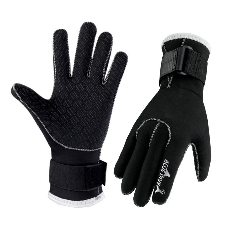 3mm Thick Neoprene Diving Gloves Snorkeling Surfing Scuba Swimming Anti-Slip Warm Waterproof Cut Resistant Small