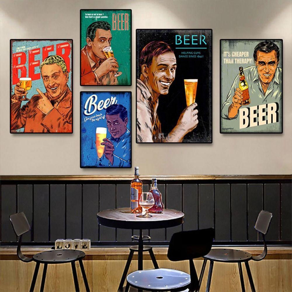 

Iron Metal Tin Signs Posters Funny Retro Signs Beer Wall Art Decor Shop Style 2