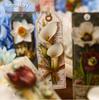 RetroStory Floral Bookmark Stickers - 16 Sheets for Personal Decoration & Planners
