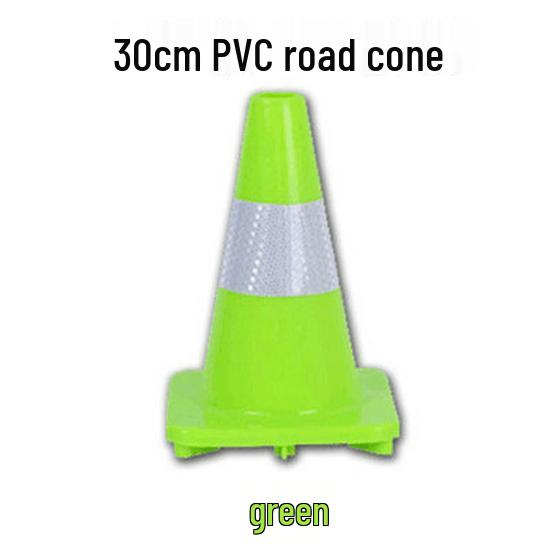 70cm Reflective PVC Road Safety Cone with Rubber Base