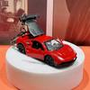 Fun Car Keyring Sports Car Keychain Accessories Roadster Key Chain Alloy Material Creative Ornaments Cartoon Schoolbag Pendant