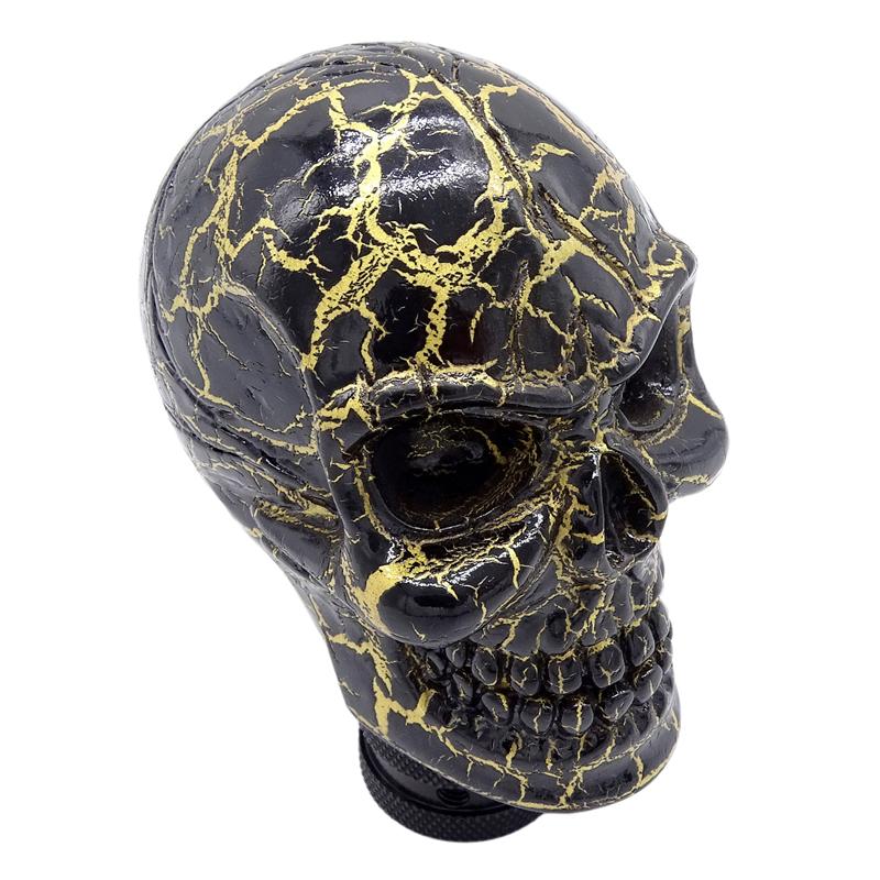 1 Pcs Universal Skull Shape Head Style Car Interior Accessories Decoration Car Manual Gear Stick Shifter Lever Knob