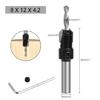 8/10mm Round Shank Countersink Drill Bit High Speed Steel Milling Cutter Metal