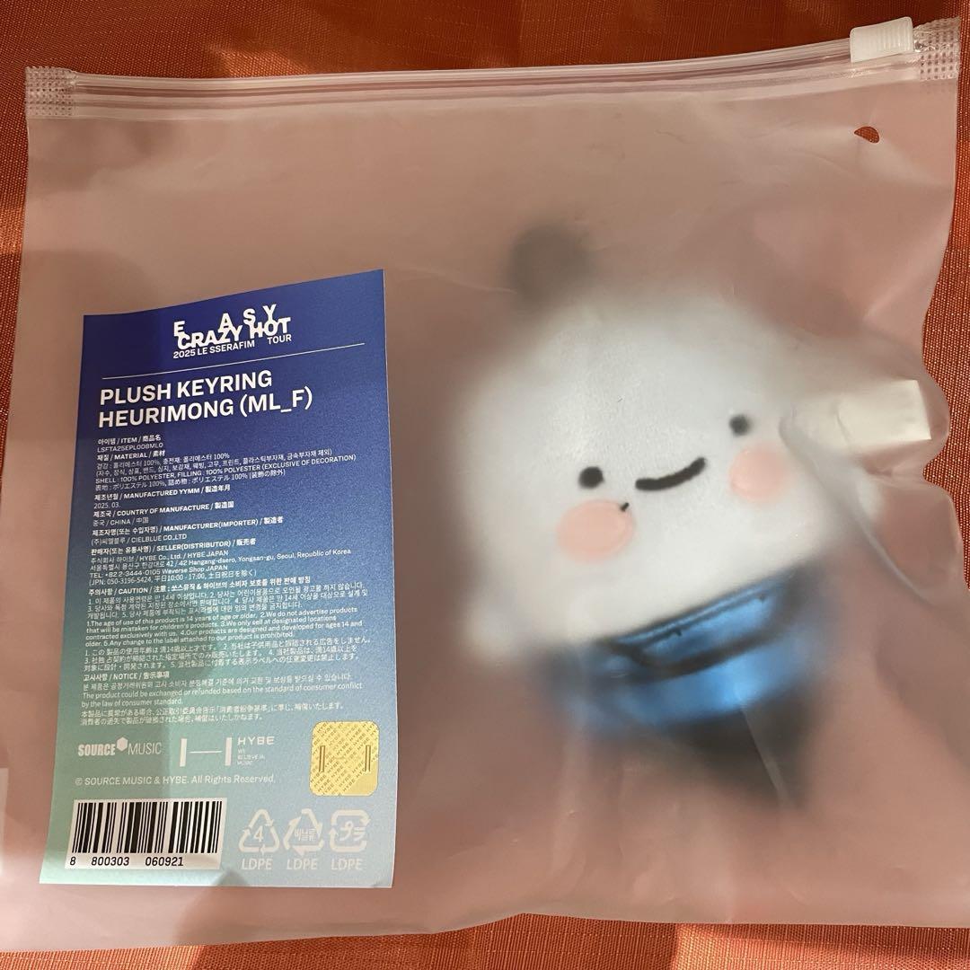 

[USED] Luseraphim World Tour Incheon Plush Keyring Yunjin