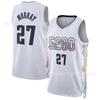 Mens NBA City Edition Basketball Jersey Cotton Team Apparel Lakers Nuggets Heat Wolves Knicks Spurs Grizzlies Suns