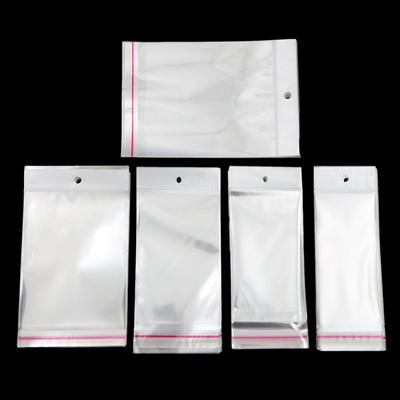 100Pcs Sealable Plastic Transparent Small Packaging Bag For Jewelry