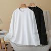 Plus Size Women's Pleated Lace Long Sleeve Patchwork T-shirt - Spring 2026 Versatile Top Hoodie