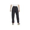 Nike Solid Logo Embroidered Fleece Jogger Pants Women Bottoms Black DQ6813-010
