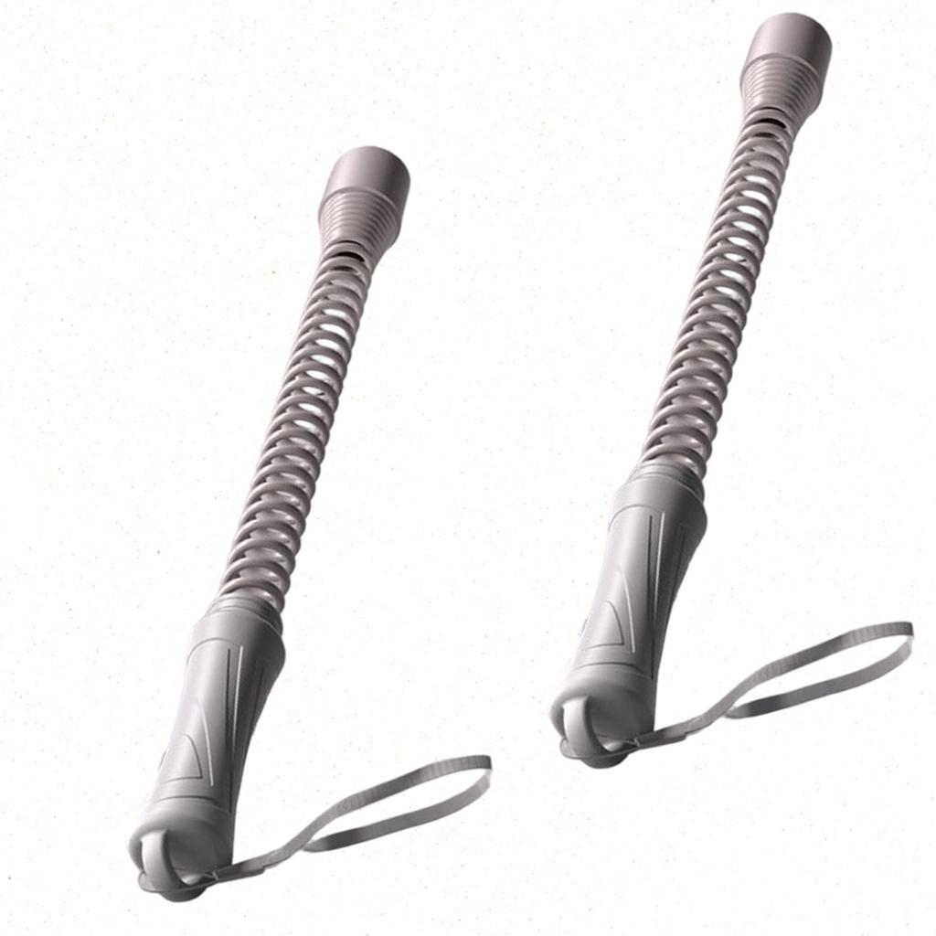 Ergonomische Edelstahl Krafttrainingsstange - Federarm-Expander Bizeps Trizeps Muskelkräftiger