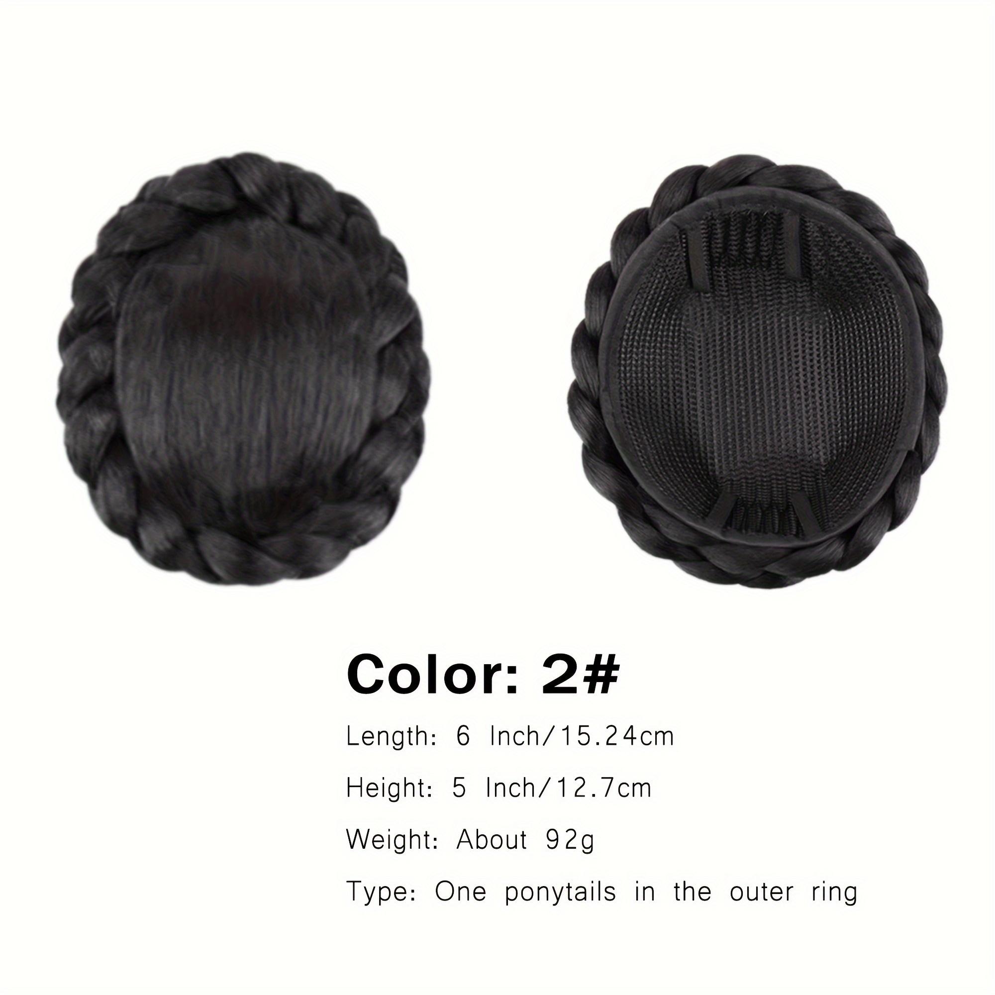 

Элегантный 6-дюймовый синтетический плетеный пучок волос — прическа с шиньоном на клипсе для женщин и девочек, универсальное ежедневное использование