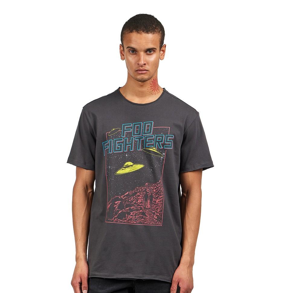 Foo Fighters Flying Saucers Charcoal T-Shirt S