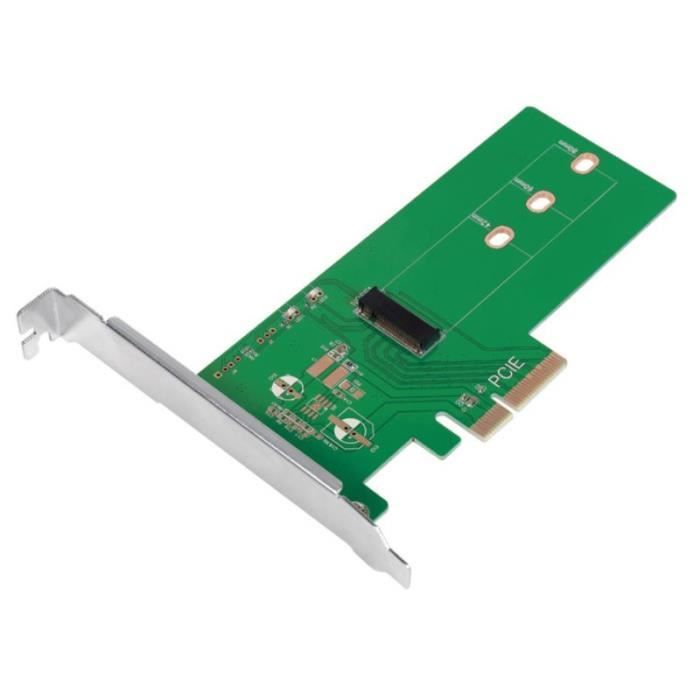 Adaptateur PCIe vers SSD M.2 - Logilink - PC0084 - Blanc - PCIe 3.0 x4 - NVMe