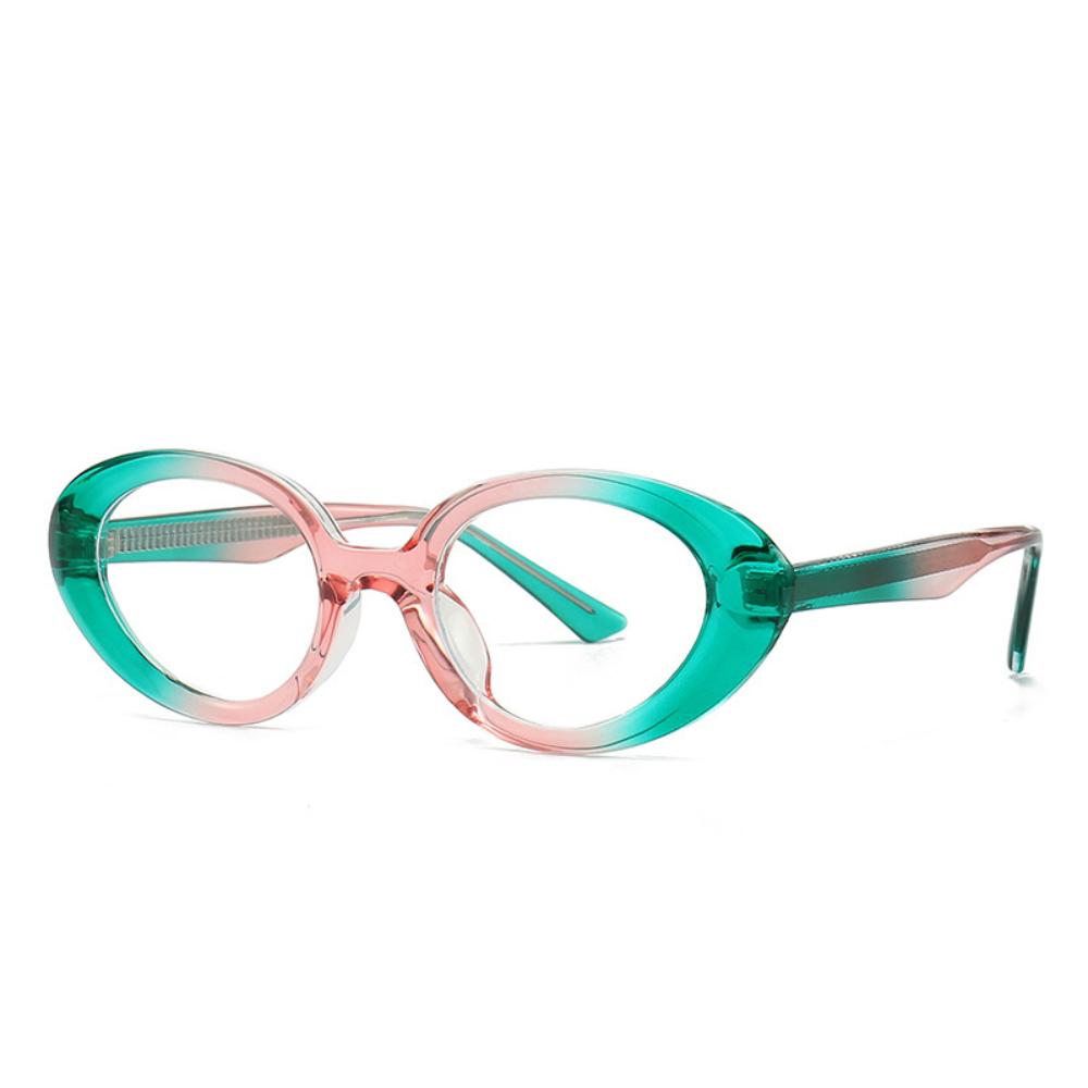 Fashion Oval Cat's Eye Frame Sunglasses Gradient Color Eyeglasses Women Luxury Designer Outdoor Fishing Travel Sun Glasses UV400