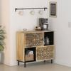 VidaXL Sideboard, Buffet with Legs, Storage Furniture, Living Room Organizer, Home, Solid Wood 358239