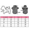 Winter Warm Pet Dog Coat Clothes Snowflake Print Christmas Hoodie Sweater For Small Medium Dogs
