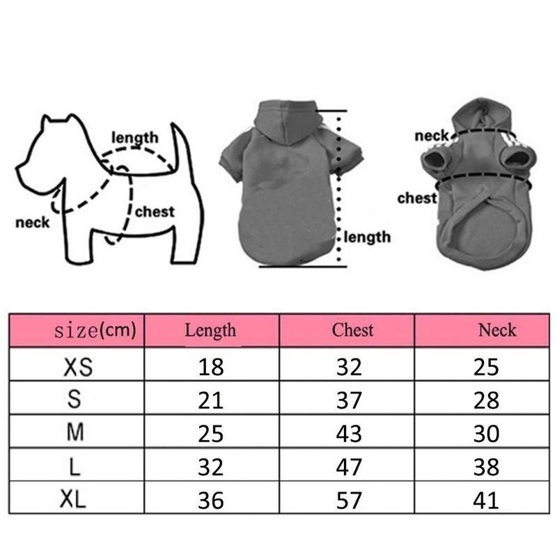 Winter Warm Pet Dog Coat Clothes Snowflake Print Christmas Hoodie Sweater For Small Medium Dogs