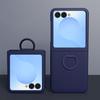 For Samsung Galaxy Z Flip7 5G Case Skin-touch PC+TPU Phone Cover with Ring Holder