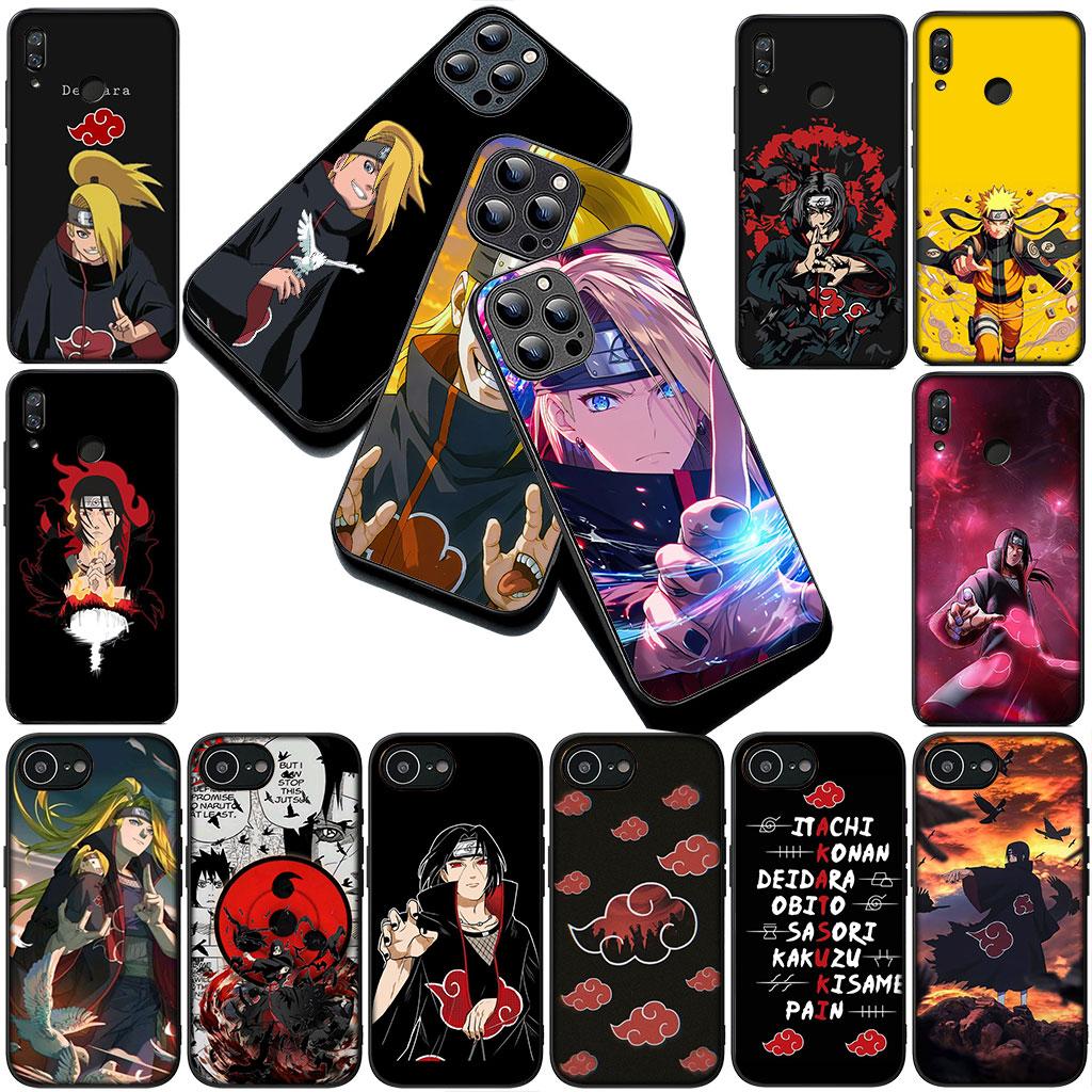 Phone Cover for Samsung Galaxy S22 S21 S20 FE Ultra Plus A07 A17 A15 A16 A25 A57 A37 Case Akatsuki Deidara Narutos Itachi Uchiha