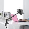 Smatree iPad Desktop Tablet Arm Highly Compatible with Inch Tablets and Tablet iPhone Smartphone iPad and Nintendo Adjustable Free Rotation "Metal"