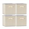 Foldable Storage Box Grey Set Lidless Organizer Pull Out Storage Box Bedroom Clothes Storage Box